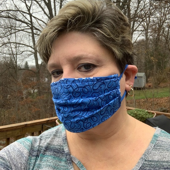 New Sea Turtle 2-sided Adjustable Face Mask Adult - Picture 4 of 4